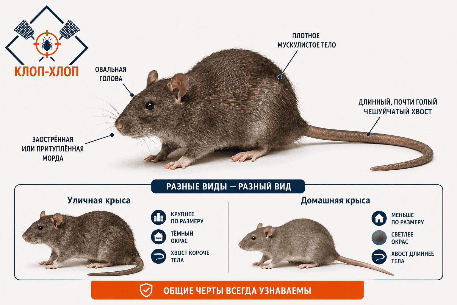 Как выглядят крысы